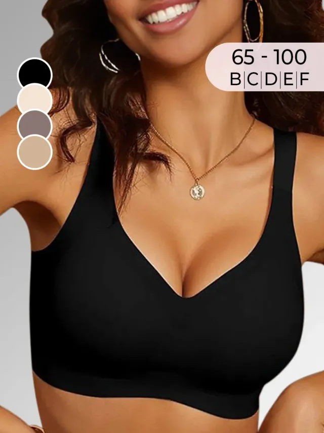 Seamless Vest Bra Women's Sports Thin Black - Shop at LoveMi