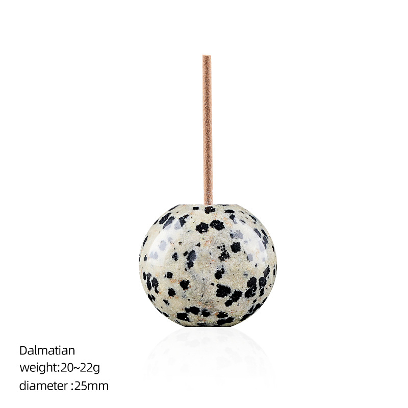 25mm Natural Crystal Incense Holder Base Desktop Ornament 9