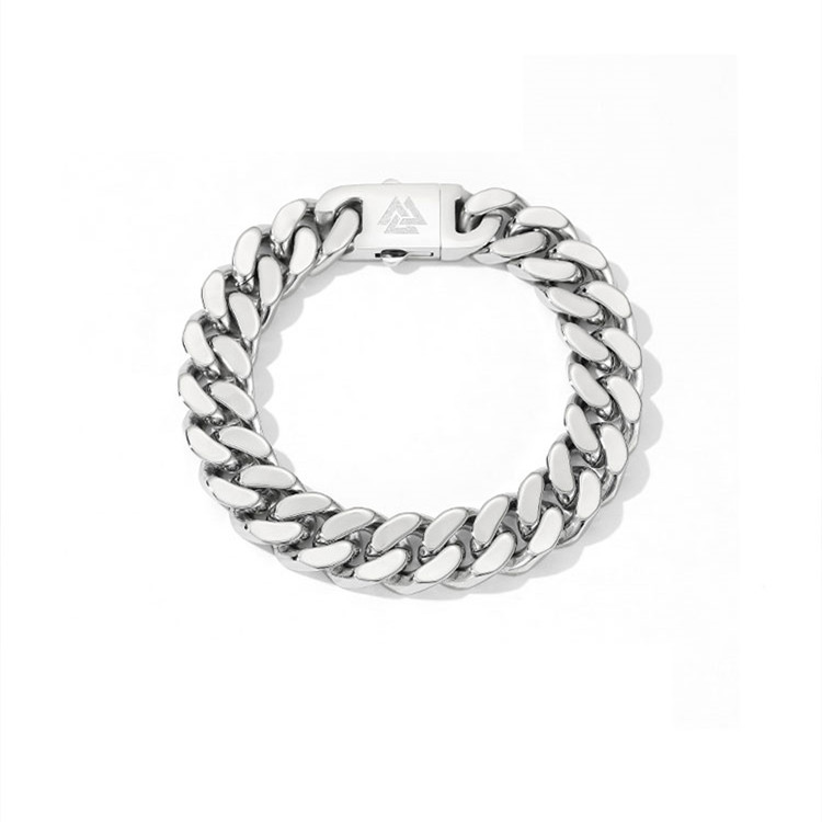 Stainless Steel Vacuum Plated Cuban Bracelet