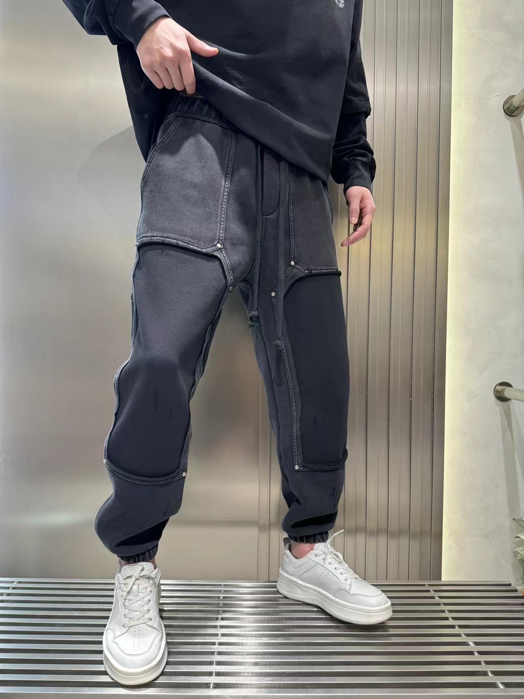 New Style Old Casual Men's Fashion Loose-fit Tappered Trousers