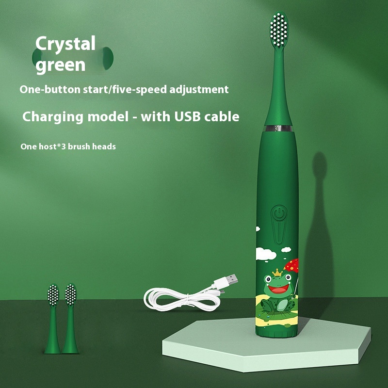 Frog Green Charger 3head