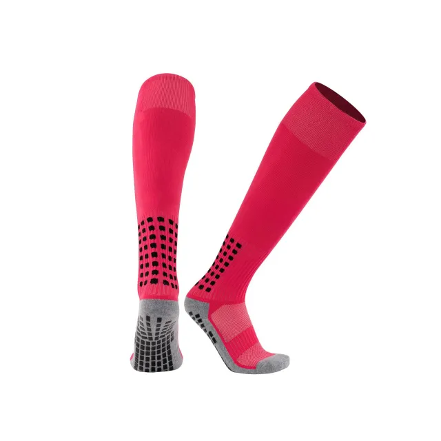 Thickened Running Long Tube Glue Dispensing Non slip Wear resistant Over The Knee Athletic Socks Pink - Shop at LoveMi