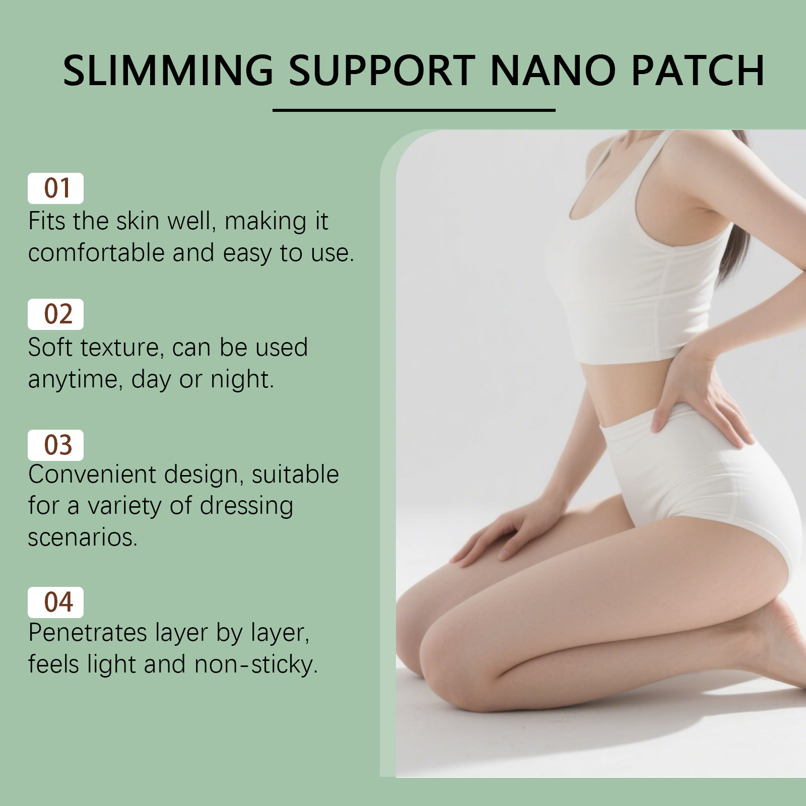 Body-slimming Microneedle Patch