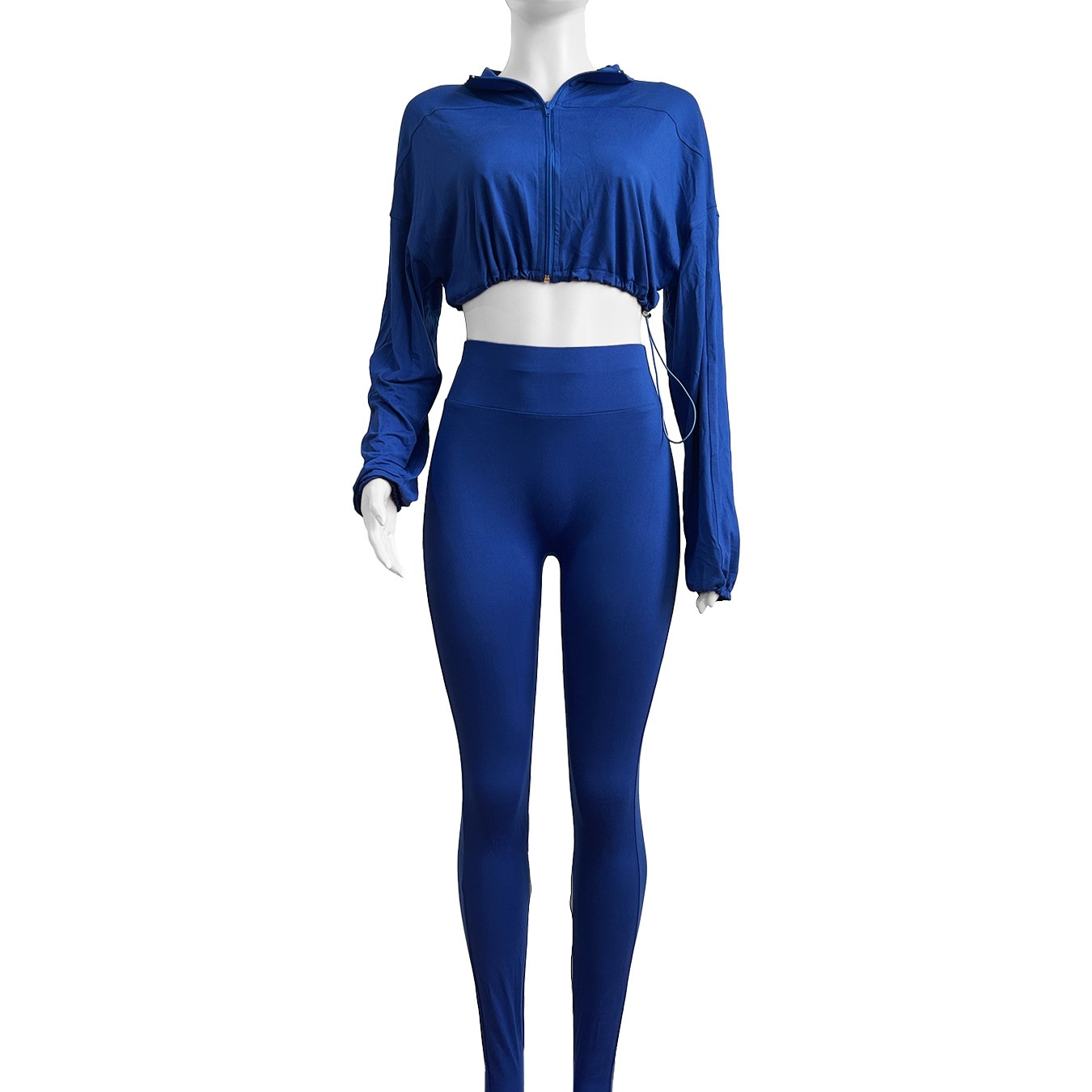 European And American-style Sexy Drawstring Waist Cinching Midriff-baring Tight... 3