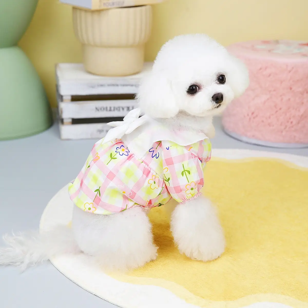 Spring And Summer Pastoral Small Dog Pet Clothes