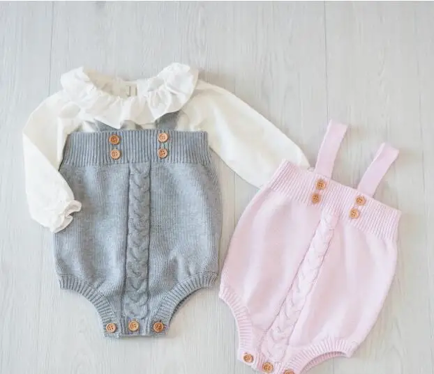 Title 2, Knitted wool triangle romper, soft and warm for...