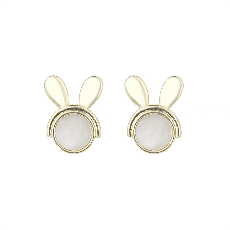 Cute Earrings Necklace For Year Of Rabbit Bunny
