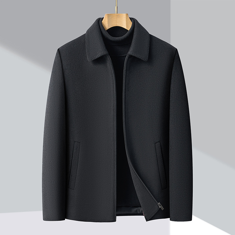 Men's Fashionable Casual Short Wool Blazer 2