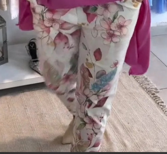 Plain Top Casual Fashion Camisole Long Hem Trousers Set Pink Pants - Shop at LoveMi