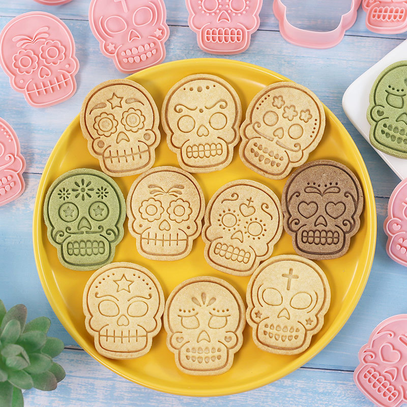 Halloween Skull Cookie Cutter (10piece Set)