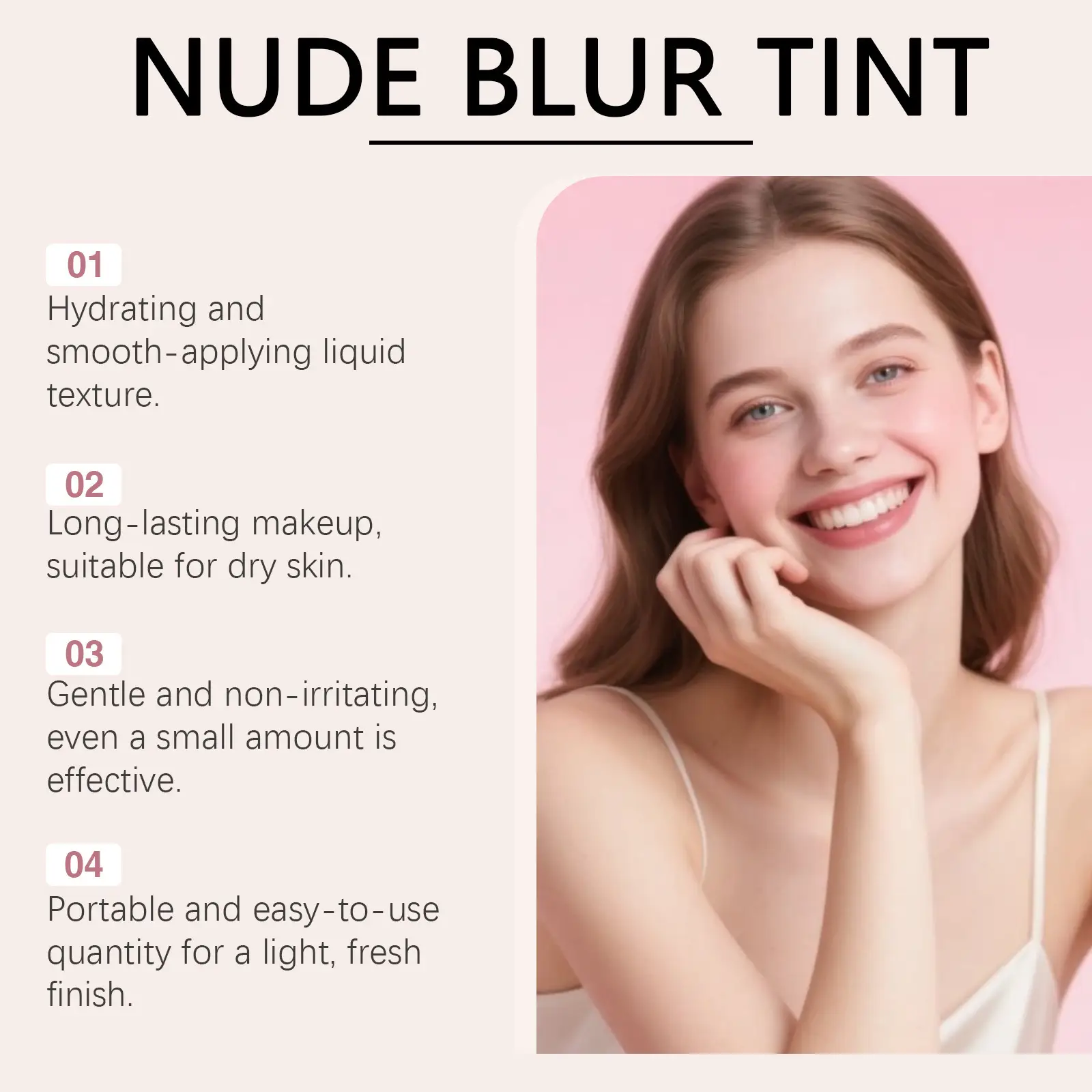 Silky Lightweight Matte Blush And Lip Gloss