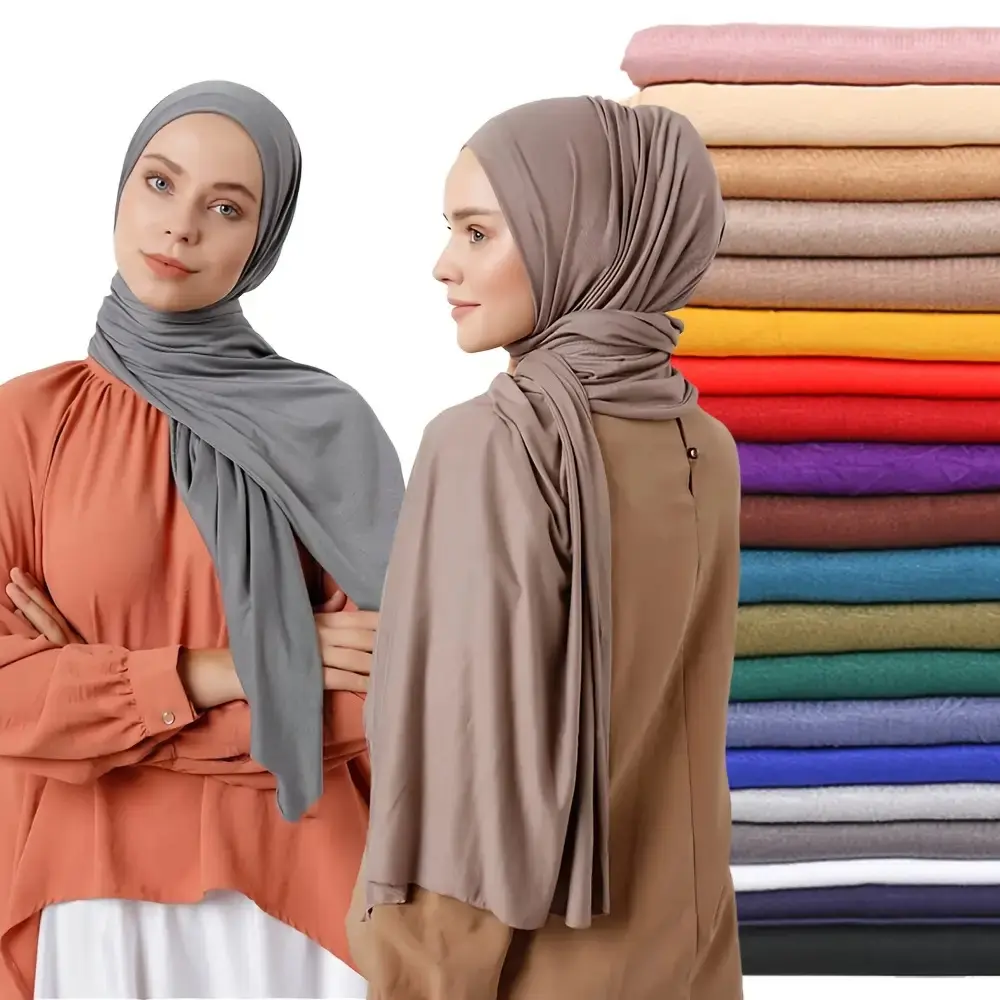 Modal Solid Color Long Scarf Headscarf Wholesale