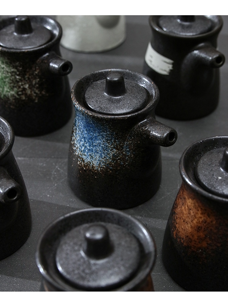 Ceramic Cruet Soy Sauce Bottle Creative Japanese Sushi Restaurant Tableware