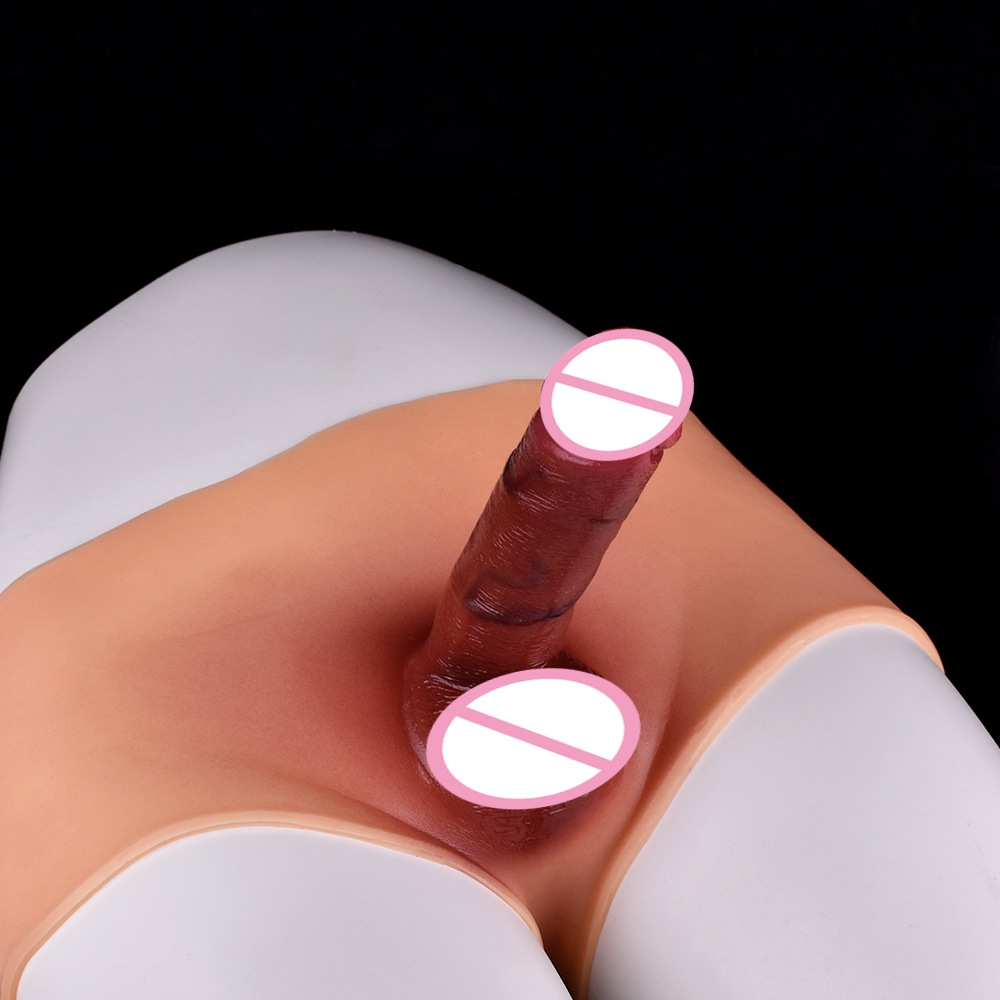 Women's Wearable Dildo Pants Liquid Silicone 27