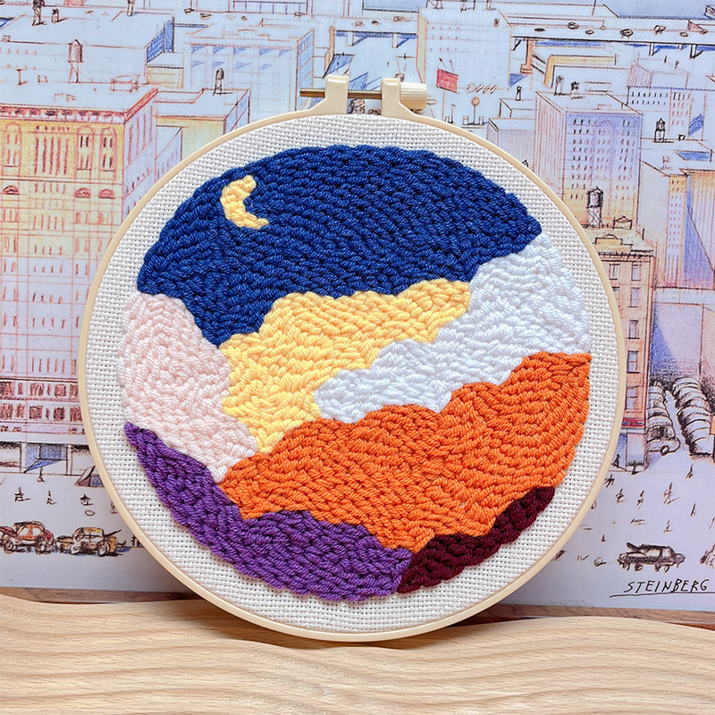 Punch Needle Landscape Embroidery Kit - Image 8