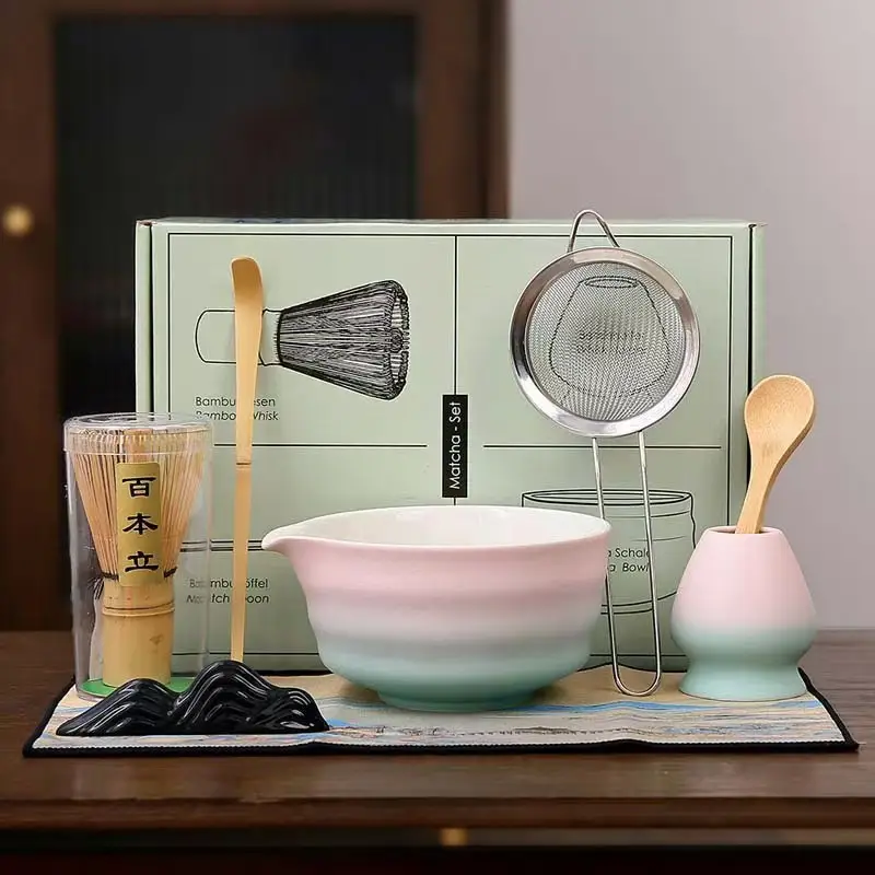 Japanese Matcha Tea Bowl Household Complete Set