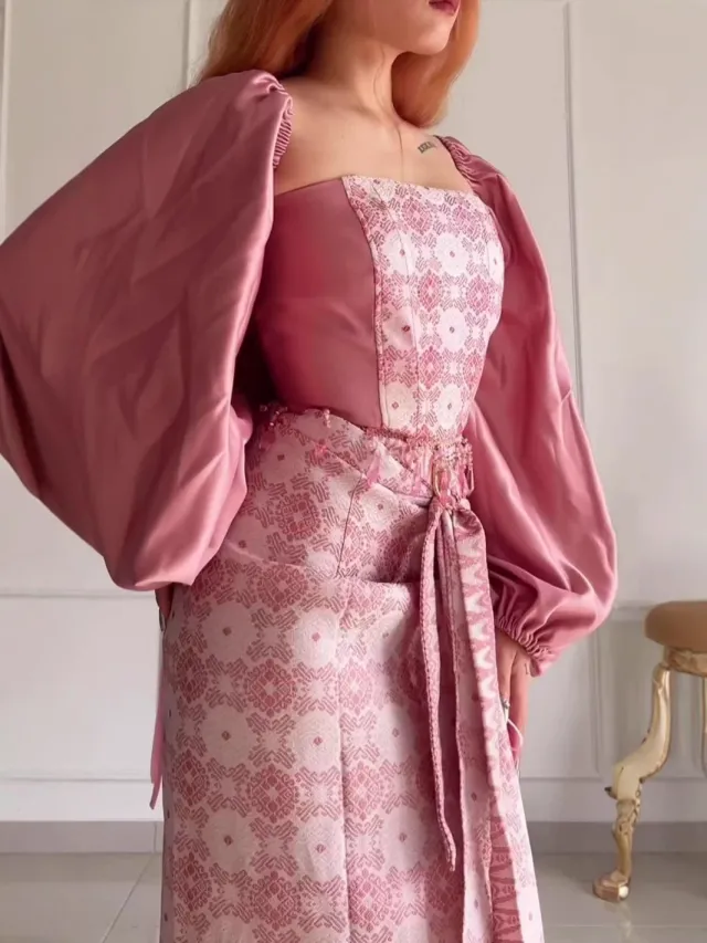 Top Waist tight Two piece Overskirt Suit Pink - Shop at LoveMi