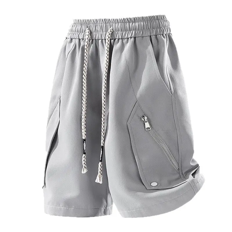 Breathable Casual Plus-size Five-point Work Pants
