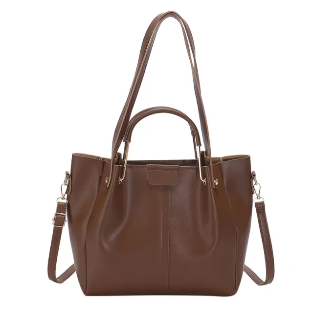 Trendy Special interest Design Shoulder Messenger Retro Handbag For Women Brown - Shop at LoveMi
