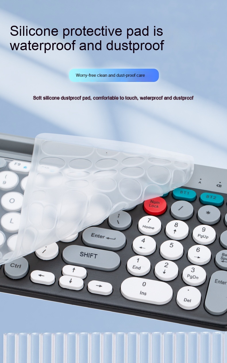 Trådløst Bluetooth-tastatur - Miniatyr 12