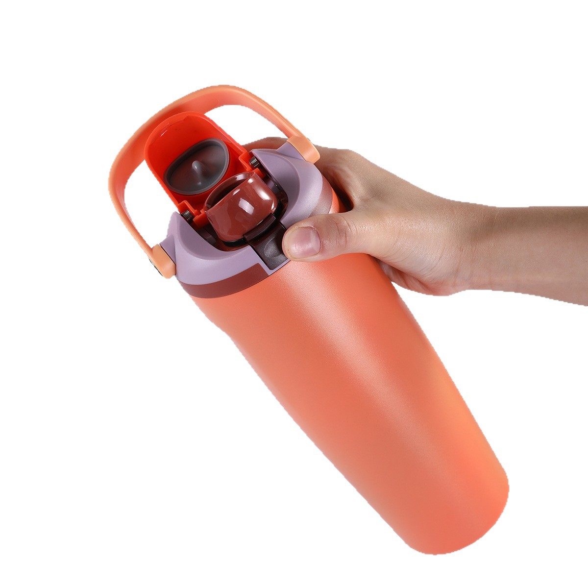 Car-mounted Bouncy Cup Made Of 304 Stainless Steel With A Double-layer Design