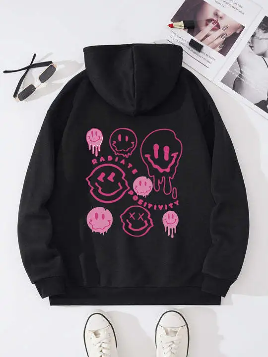 Women's Letter Print Casual Long sleeved Hoodie Style 2 - Shop at LoveMi