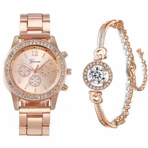Fashion Steel Belt Men's and Ladies' Watches Couple Quartz