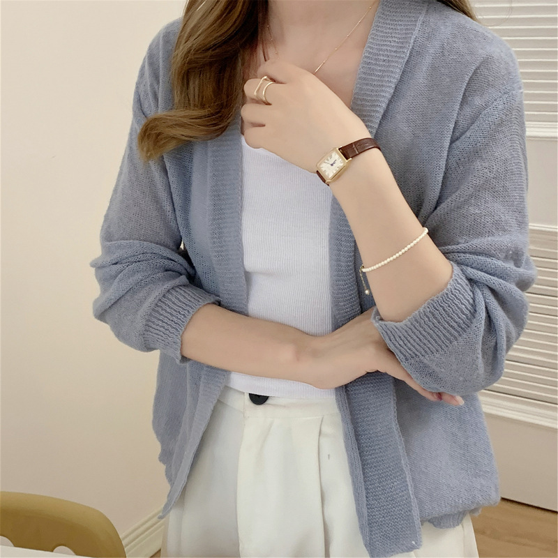 Lightweight Coat Knitted Cardigan