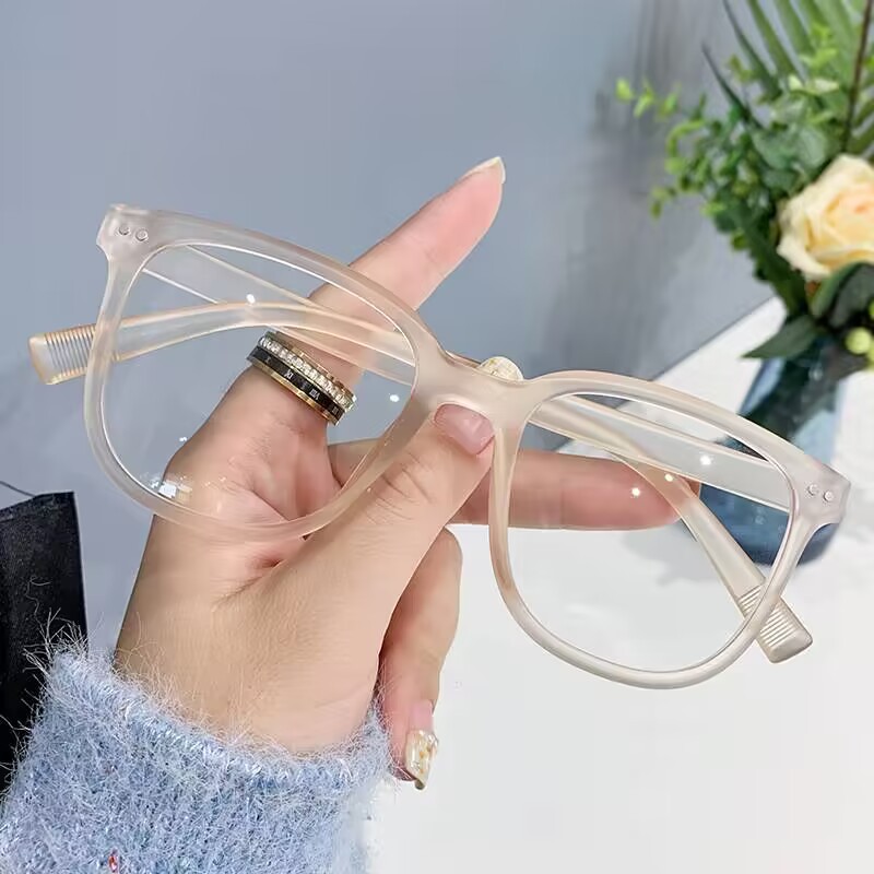 Women's Solid Color Anti-blue Light Advanced Sense Glasses - Image 2