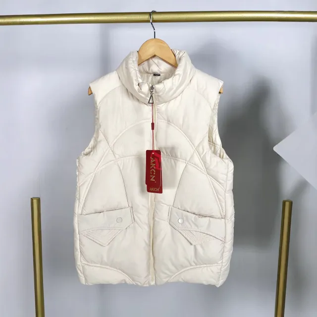 White Duck Down Korean Loose Fashionable Jacket White - Shop at LoveMi