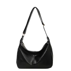Women's Large Capacity All-match Simple Leisure Tote Shoulder Bag - Black - View 1