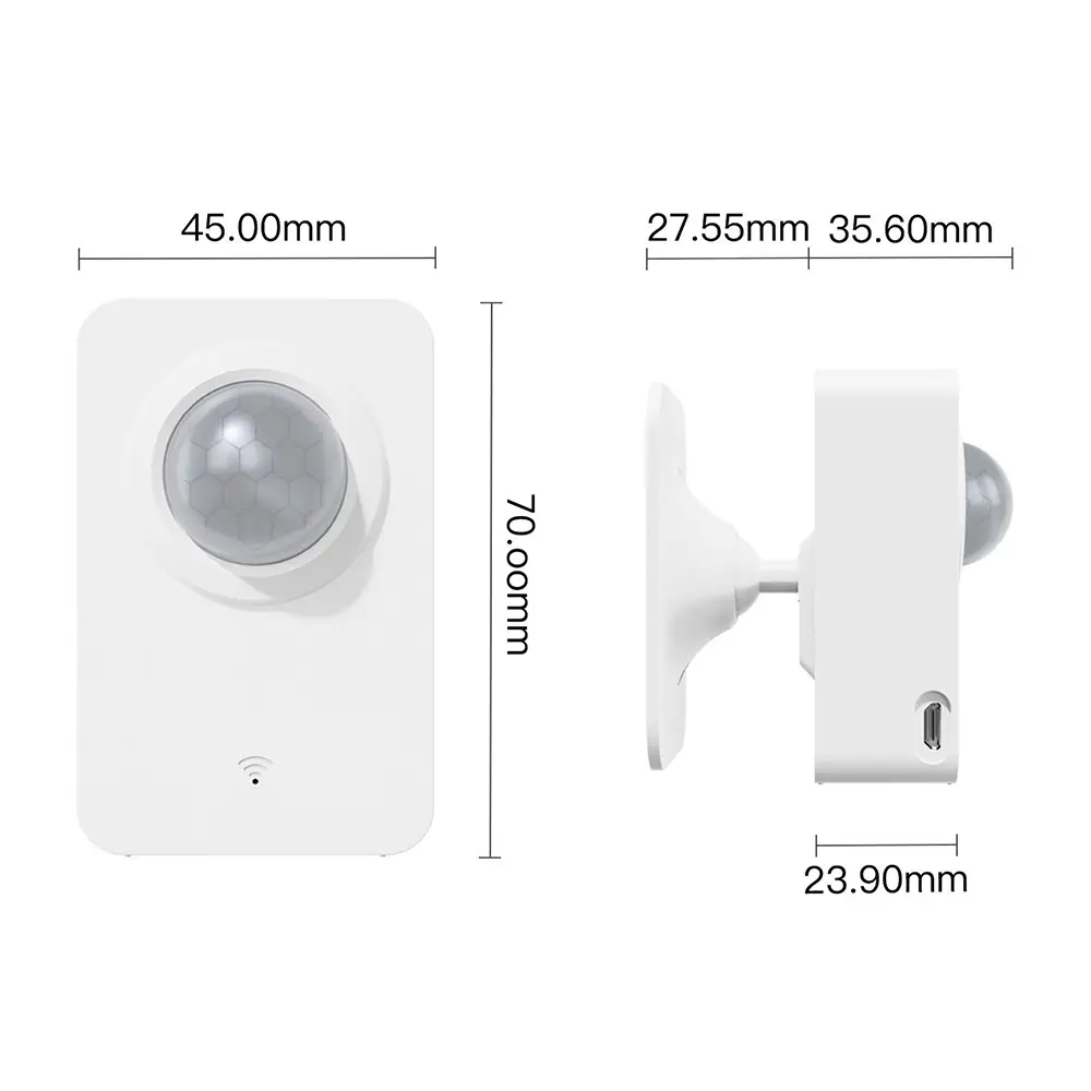 Graffiti Smart Wifi Human Body Infrared Detector Smart PIR Human Body Mobile Infrared Sensor Anti-theft Alarm