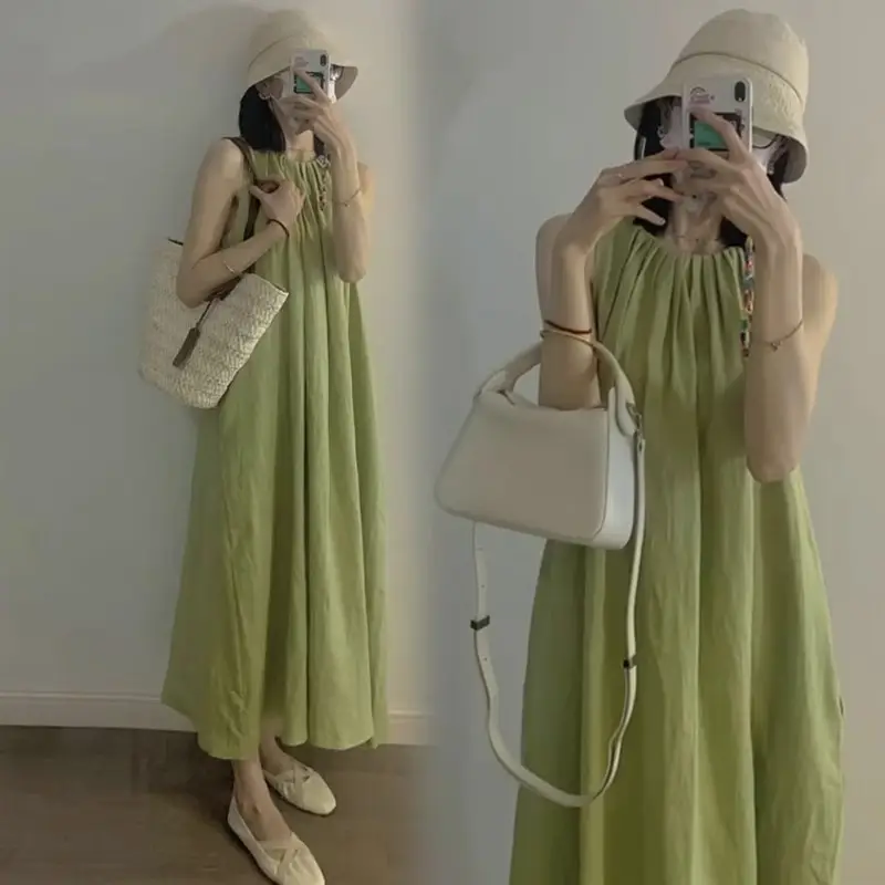 New Plus Size Sleeveless Vest Skirt