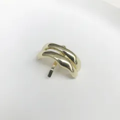 U-shaped Metal Ponytail Hair Ring Advanced Sense Hair-binding - Hair Hook Gold - View 1