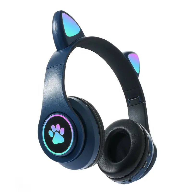 Cute Cat Ear LED Breathing Light Luminous Headset