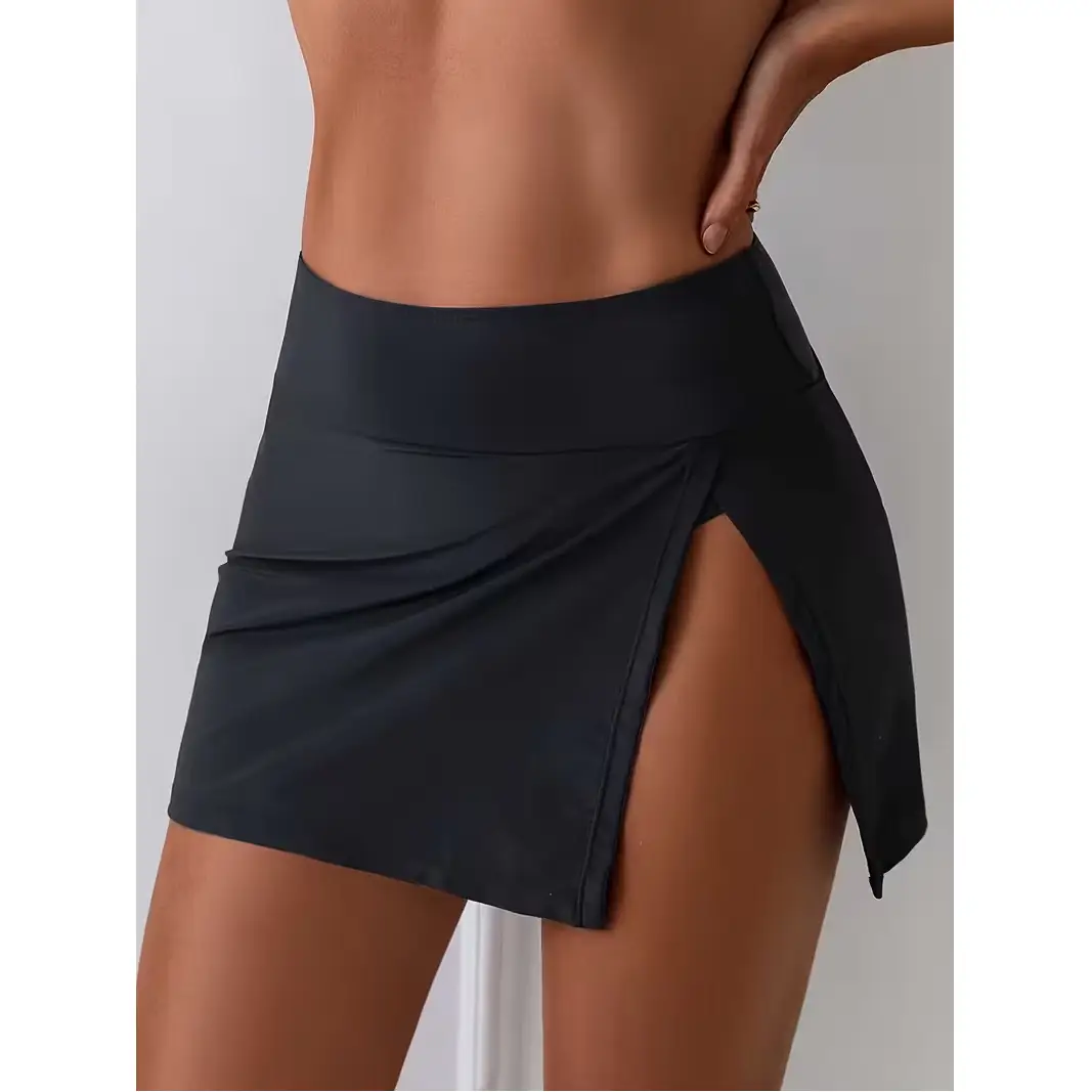 Beach Bikini High-end Fashionable Solid-color Swim Trunks