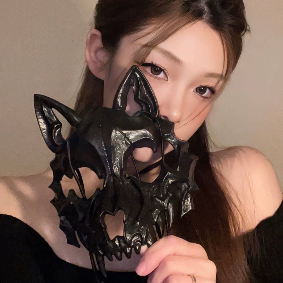 Werewolf Black Mask