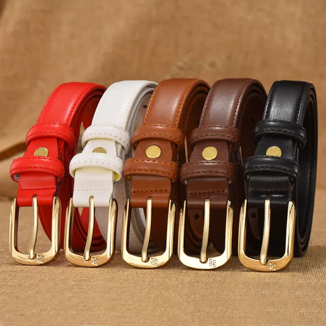 Retro Women's Fashion Double Ring Buckle Waist Seal