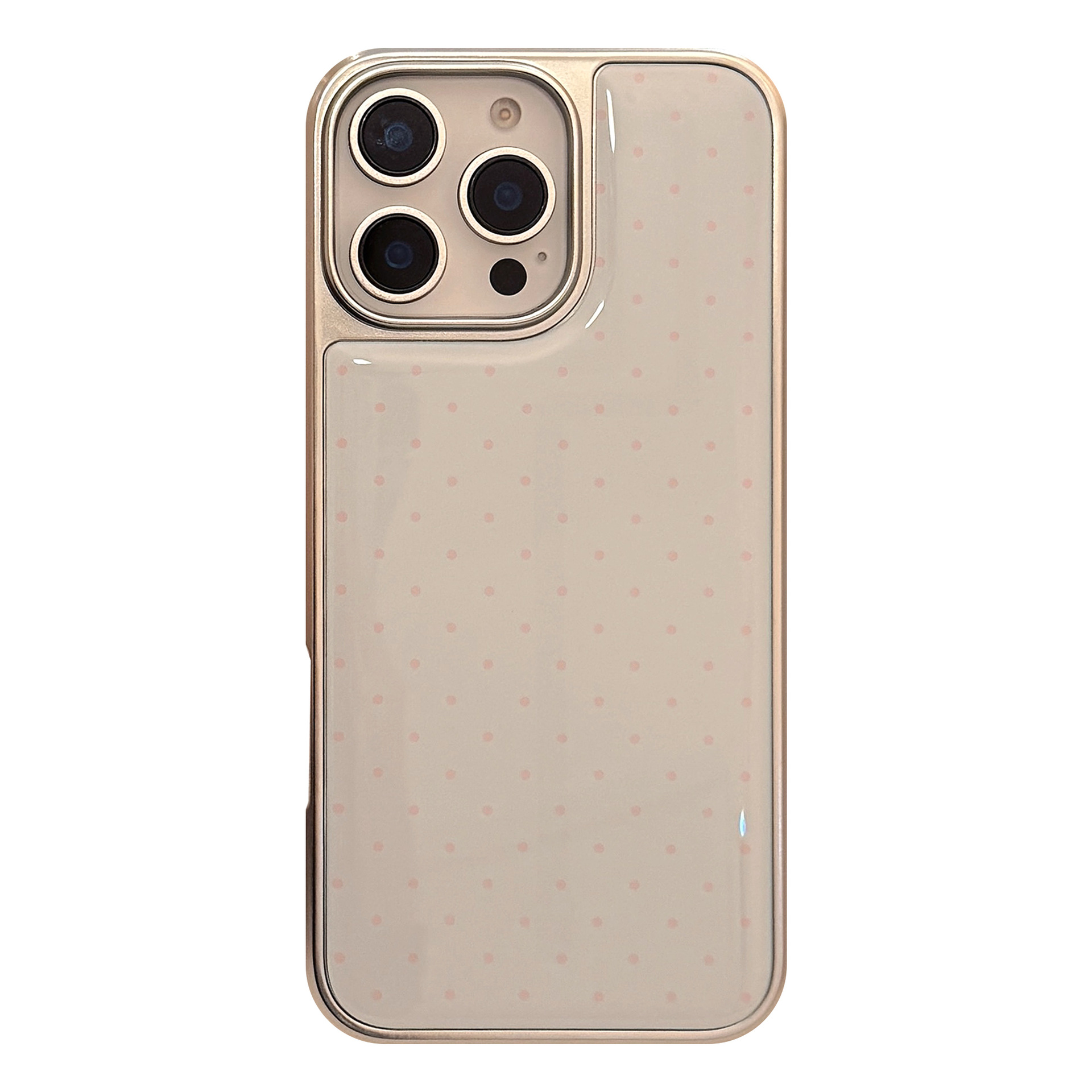 Electroplated Ins Minimalist Polka Dot Phone Case - Image 4