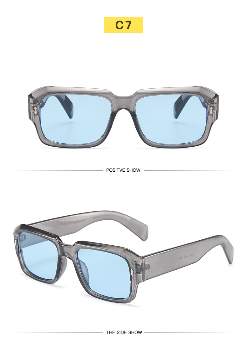 Title 11, Jelly Color Simple Retro Polygonal Glasses