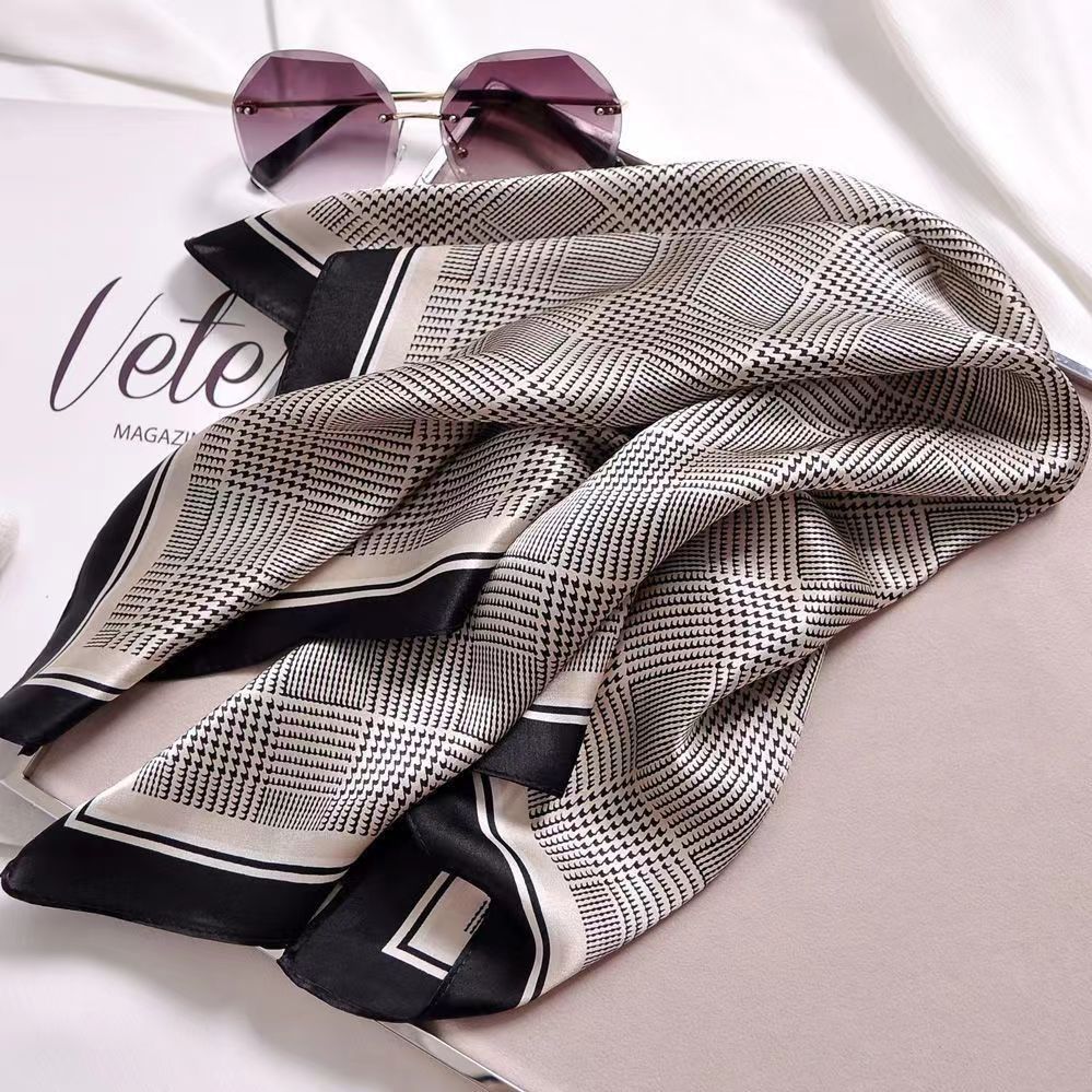 Women's High-end Thin Square Scarf - Image 34