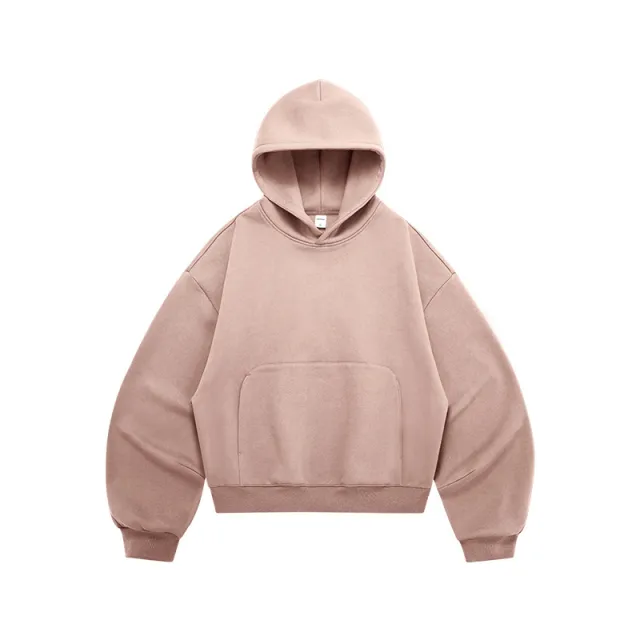 Machete Cropped Hoodie 25 Winter New American Velvet Soft Mist Powder - Shop at LoveMi