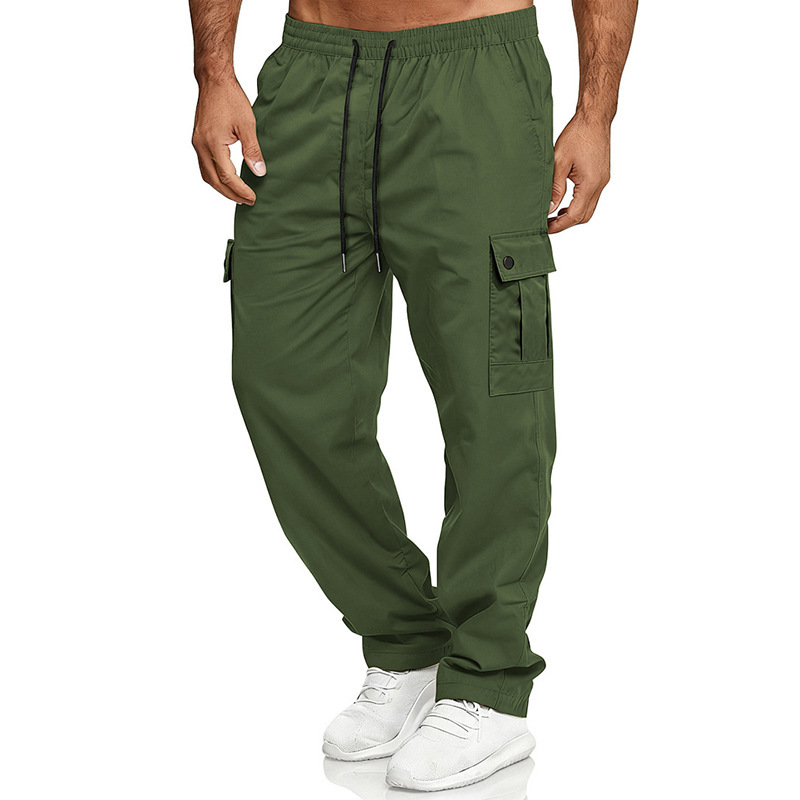 Loose-fit Straight-leg Outdoor Workwear Pants For Men