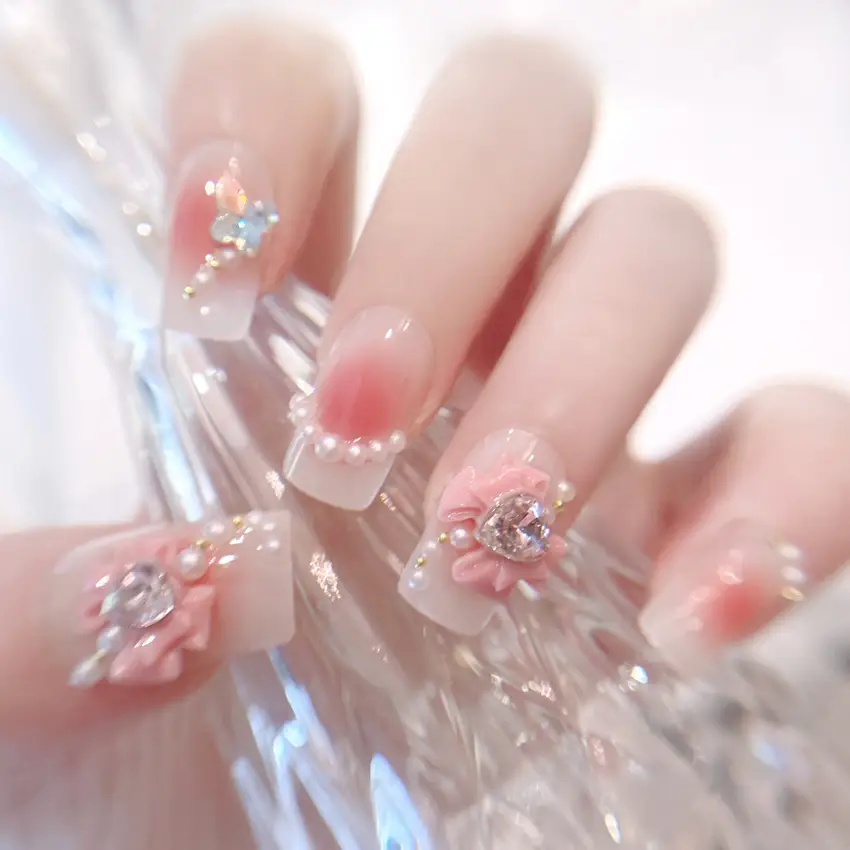 Women's Fashion Personalized Bow Nail Stickers