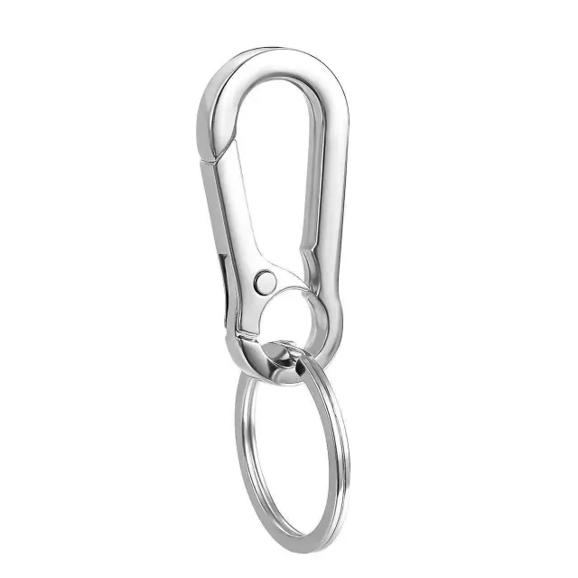 Alloy Metal Schoolbag Belt Car Key Ring Silver - Shop at LoveMi