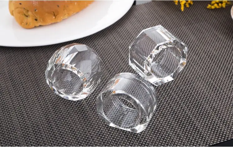 Title 12, New Crystal Diamond Shaped Napkin Household Dec...