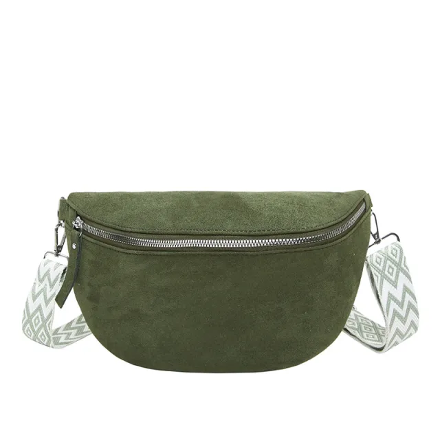 Large capacity Soft leather Shoulder Crossbody Bag Green - Shop at LoveMi