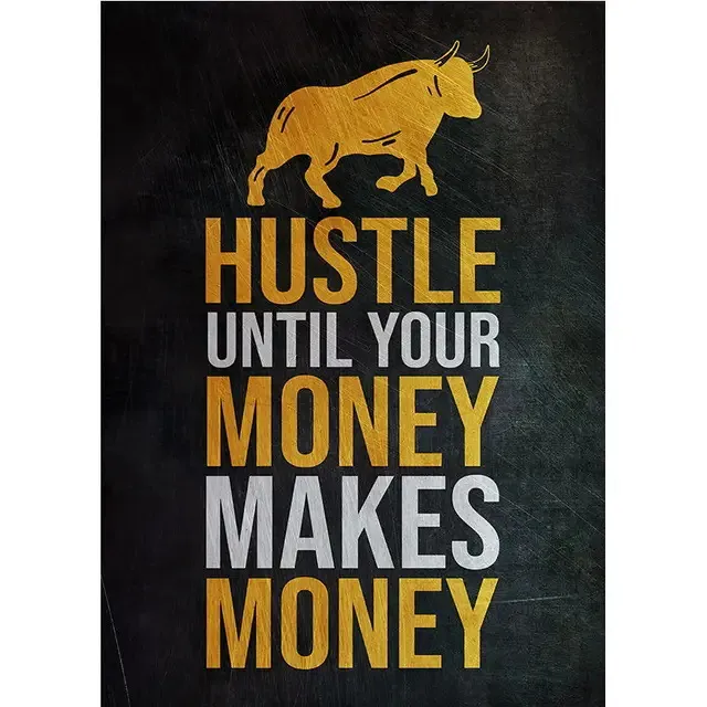 Stock Trading Quotes Poster Cross border Temu Lazada Canvas Painting Core Decorative Painting - Shop at LoveMi