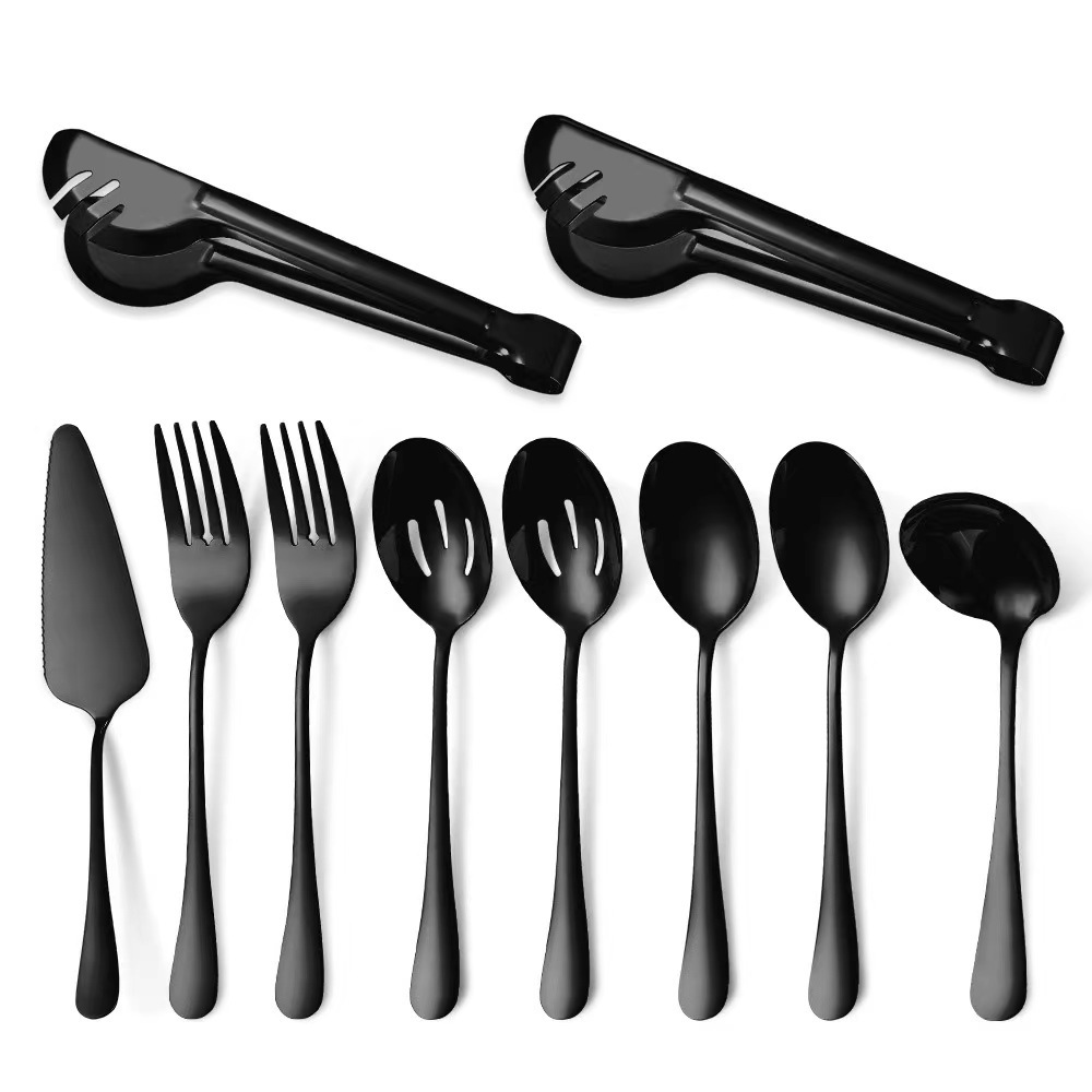 Black 10pcs Cake Shovel