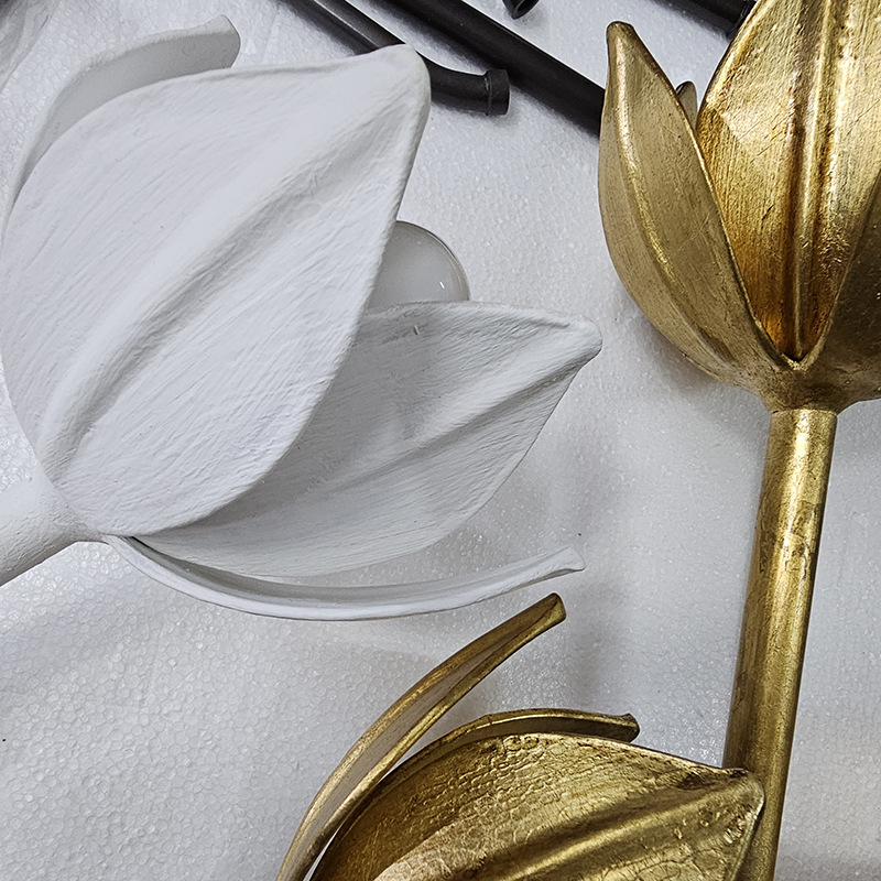 Modern Soft-mounted Staircase Flower Wall Lamp